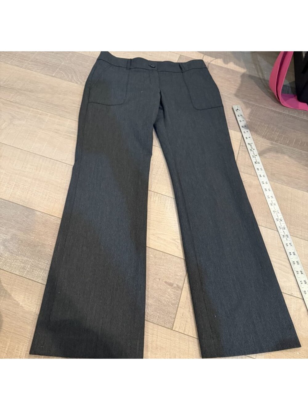 Loft Womens Gray Marisa Trouser Pants Size 4